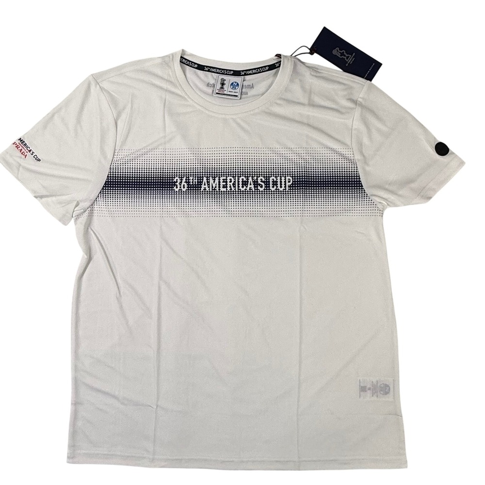North Sails 36th America's Cup Prada T-Shirt Mens XL White Mauku 452310 NWT